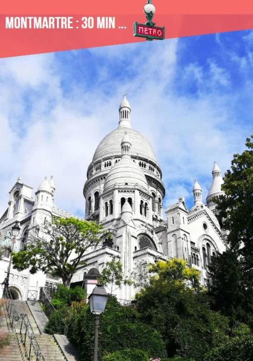 Charmant Appartement Calme Proche De Paris Saint-Denis  Exteriör bild
